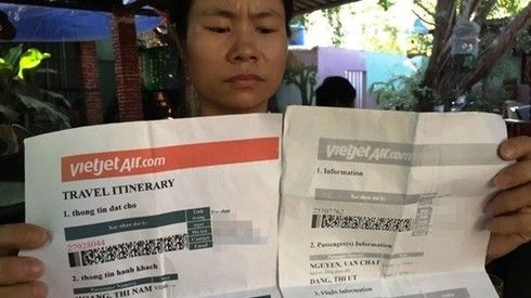 Công nhân nghèo bị lừa hàng chục triệu tiền vé máy bay Ảnh 2