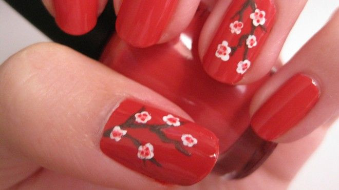 9 mẫu móng tay đỏ 'cực chất' cho nàng chơi Tết Ảnh 2