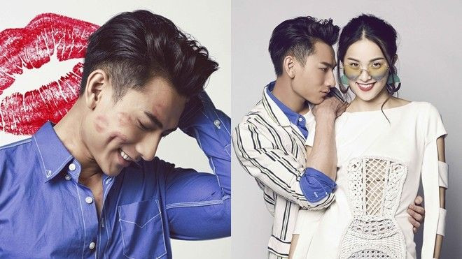 Isaac mặt mày lấm lem vì 'vết hôn' của mỹ nữ Hạ Vi Ảnh 2