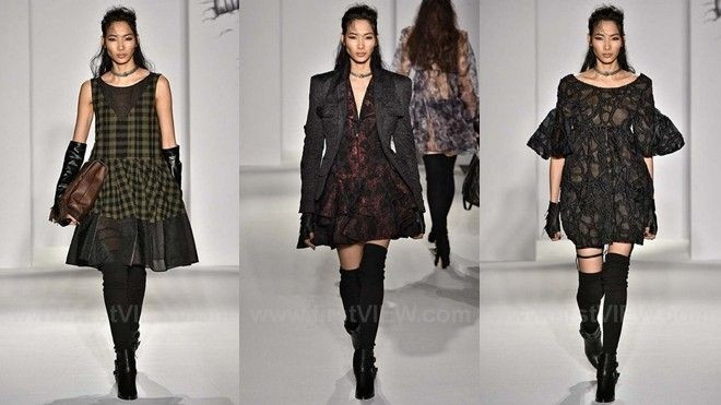 Hoàng Thùy lạnh lùng trên Vogue UK tại London Fashion Week 2016 Ảnh 2