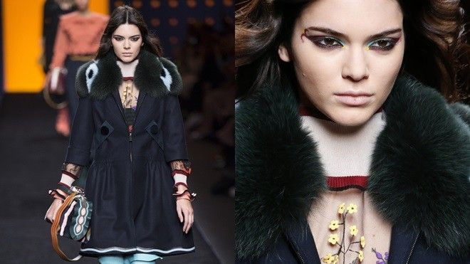 Kendall Jenner xuất hiện lạnh lùng khai màn show Fendi F/W 2016 Ảnh 2