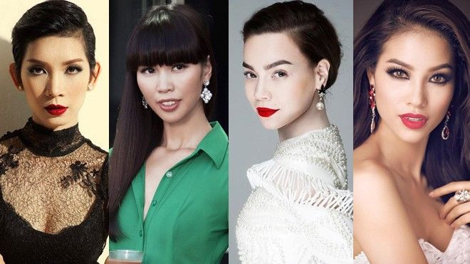 'Đọ' style trang điểm của bốn ứng viên giám khảo The Face Việt Ảnh 2