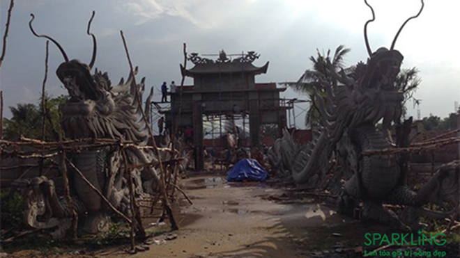 Cận cảnh đền thờ tổ rộng lớn, khang trang của Danh hài Hoài Linh Ảnh 2