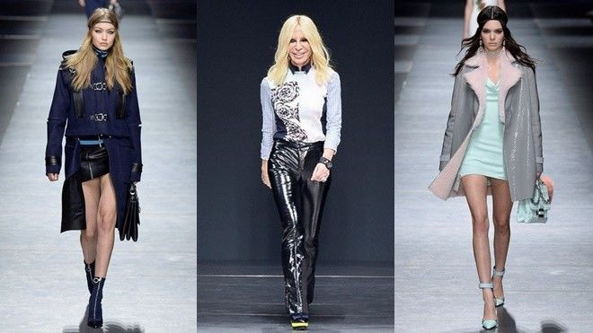 Gigi Hadid, Kendall Jenner bắt tay đại náo sàn diễn Versace Thu/đông 2016 Ảnh 2