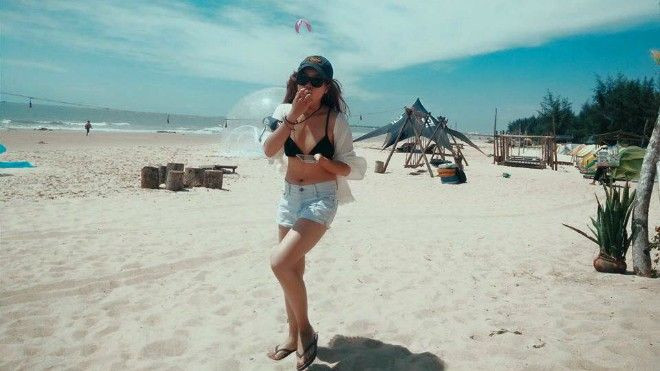 Cắm trại trên biển Lagi, tiếp thêm 'vitamin sea' Ảnh 2