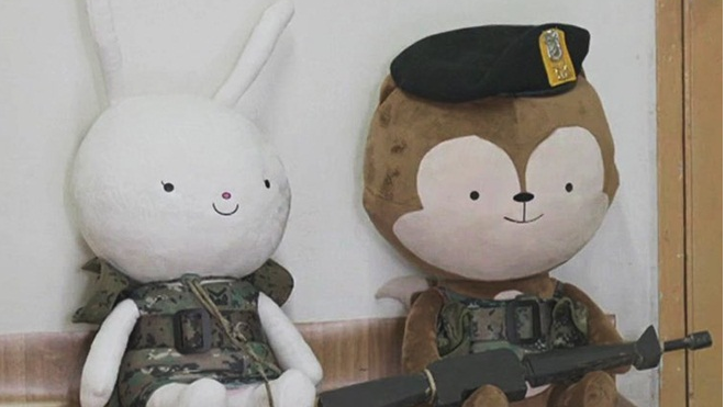 Sói Neukgun và thỏ Hayang - hai linh vật siêu dễ thương của phim 'Hậu duệ mặt trời' Ảnh 2