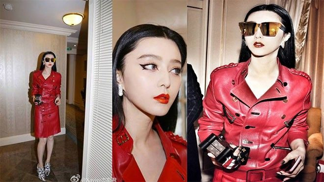 Phạm Băng Băng nổi bật với style son môi “bàn cờ” lạ mắt Ảnh 2