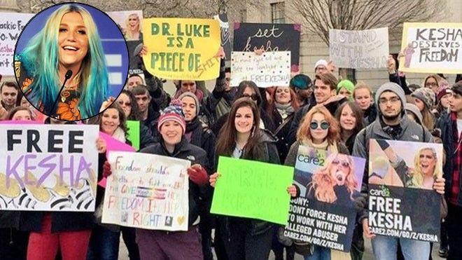 Fan Kesha mang hơn 411.000 chữ ký ủng hộ đến tận trụ sở Sony ‘dằn mặt’ Ảnh 2