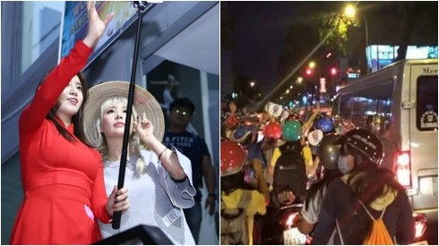 Fan Việt rượt đuổi T-ara khiến đường phố tắc nghẽn Ảnh 2