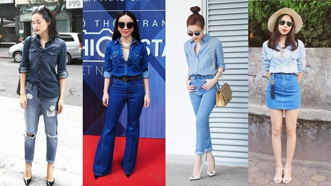 Denim-on-denim: xu hướng khiến sao Việt phát cuồng mỗi khi hè về Ảnh 2