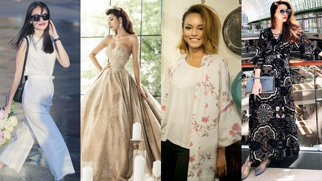 22/3: Khả Trang lộng lẫy với váy cưới, Quỳnh Mai cá tính cùng kimono jacket Ảnh 2