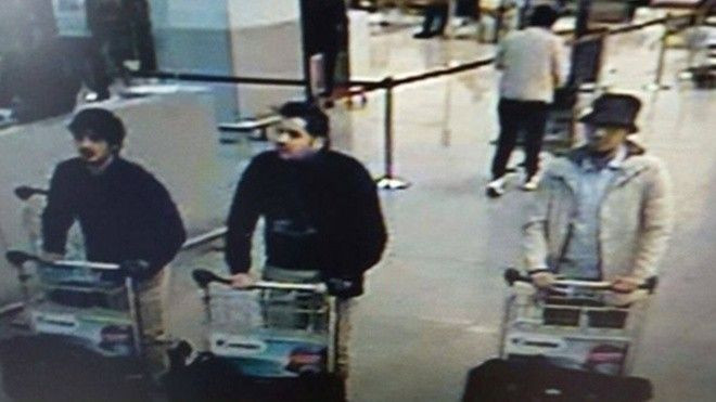 Bỉ công bố hình ảnh ba nghi phạm đánh bom Brussels Ảnh 2