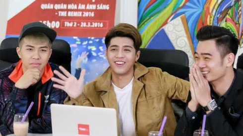 Tân quán quân Noo Phước Thịnh và 'team 07' rạng rỡ trong buổi phỏng vấn đầu tiên tại Saostar Ảnh 2