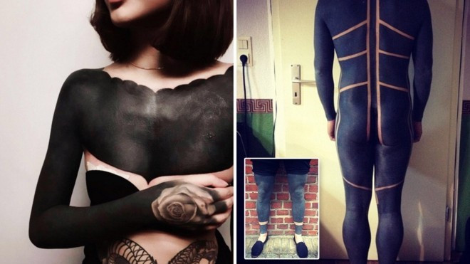 Mốt xăm 'nguyên cây đen': siêu chất hay phát ngất? Ảnh 2