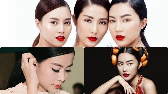 Kiểu tóc khoe trọn nét đẹp của các mỹ nhân Việt Ảnh 2