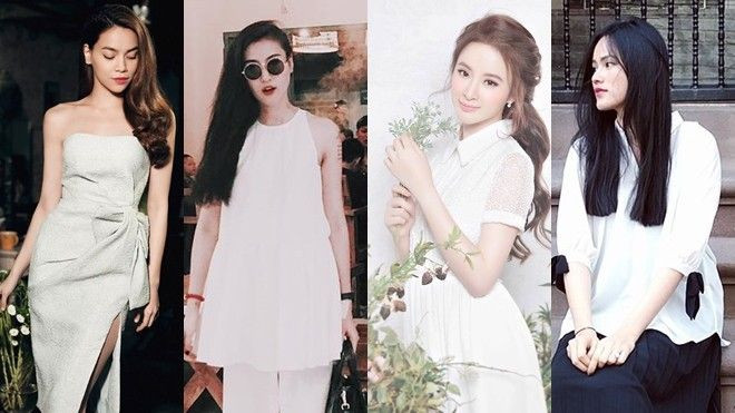 Tuyết Lan, Angela Phương Trinh, Hà Lade cùng hàng loạt mĩ nhân chọn đơn sắc cho ngày 31/3 Ảnh 2