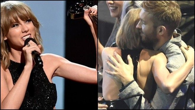 Taylor Swift tình tứ cùng Calvin Harris ngay trên sân khấu iHeartRadio Awards Ảnh 2