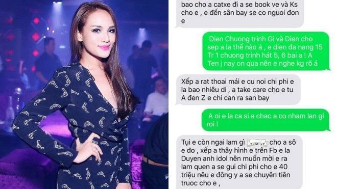 Thêm ca sĩ Việt công khai tin nhắn được mời đi khách giá 40 triệu Ảnh 2