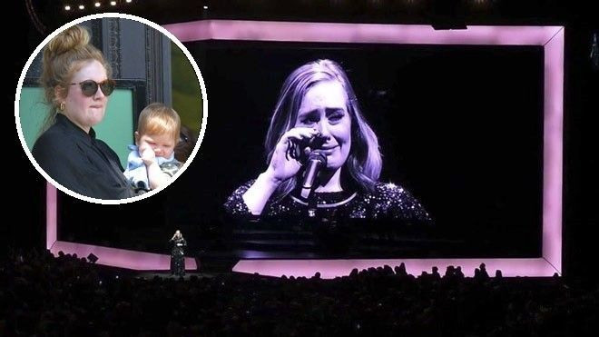 Adele không kìm được nước mắt thông báo tạm ngừng hoạt động vì con trai Ảnh 2