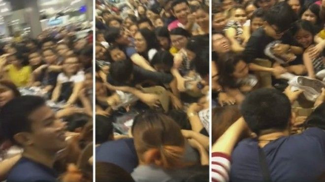 Kinh hoàng cảnh tranh cướp giày Converse khuyến mãi 50% tại Thái Lan Ảnh 2