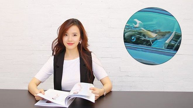 Như trong phim: Phan Thành lặng lẽ đậu xe bên đường ngắm người yêu cũ Midu Ảnh 2