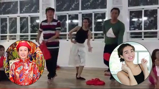 Rò rỉ hình ảnh Hoài Linh hướng dẫn Khánh My múa quạt cho đêm Chung kết Ảnh 2