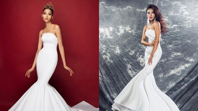 Với thiết kế của Hoàng Minh Hà, Hoàng Thùy nên đi thi sắc đẹp! Ảnh 2