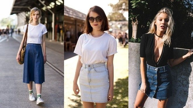Những kiểu chân váy denim thời thượng cho hè này Ảnh 2