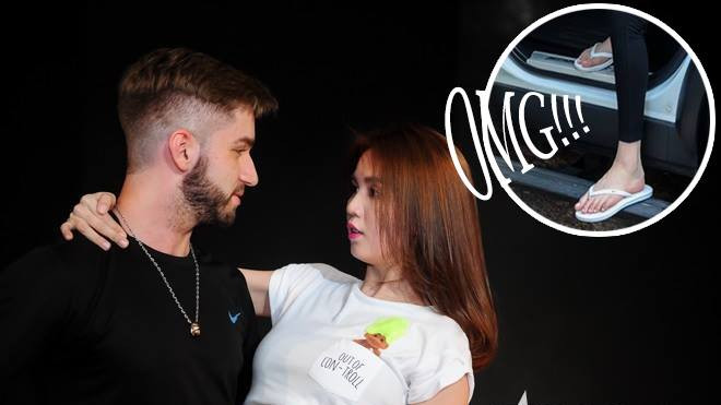 Ngọc Trinh gây bất ngờ khi xách túi hàng hiệu trăm triệu, đi dép chục ngàn Ảnh 2