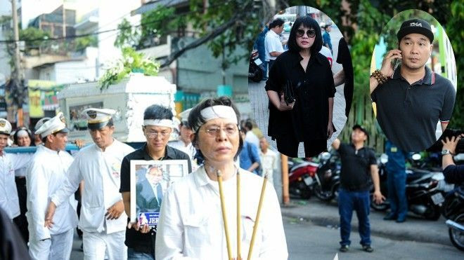 Sao Việt không cầm được nước mắt trong lễ tang nhạc sĩ Nguyễn Ánh 9 Ảnh 2