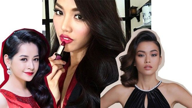 Lan Khuê ghi điểm với tông son đỏ ruby,Tùng Châu lại trổ tài 'họa sĩ' trên gương mặt Trang Phạm Ảnh 2