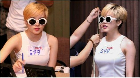 'Bạn gái' Sơn Tùng - Thiều Bảo Trâm bất ngờ xuất hiện tại buổi casting The Face 2016 Ảnh 2