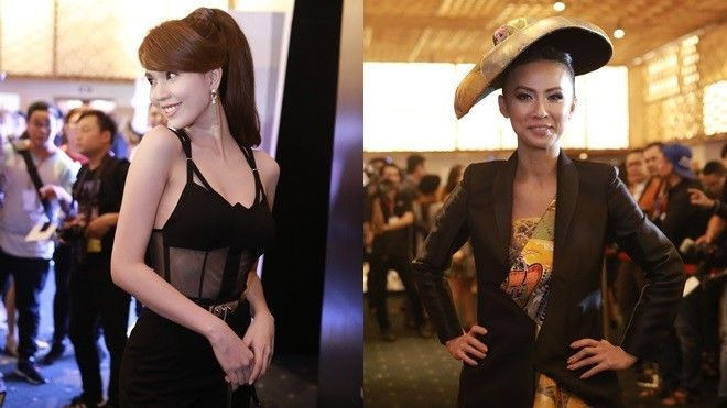 Ngày cuối VIFW: Ngọc Trinh quyến rũ, Huyền Ny kín đáo trên thảm đỏ Ảnh 2