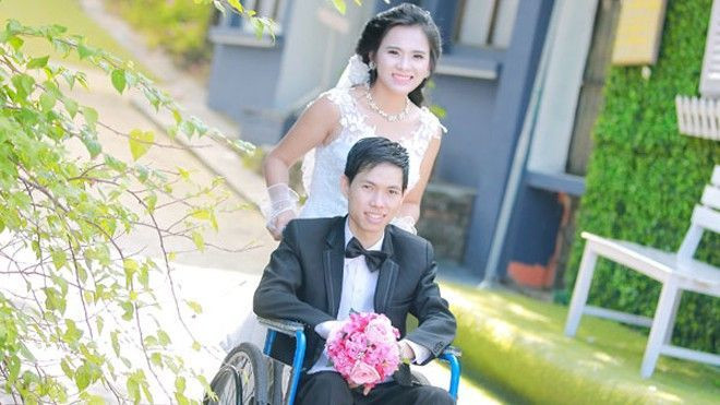Chuyện tình đẫm nước mắt của chàng trai tàn tật Hoàng Anh Mến Ảnh 2