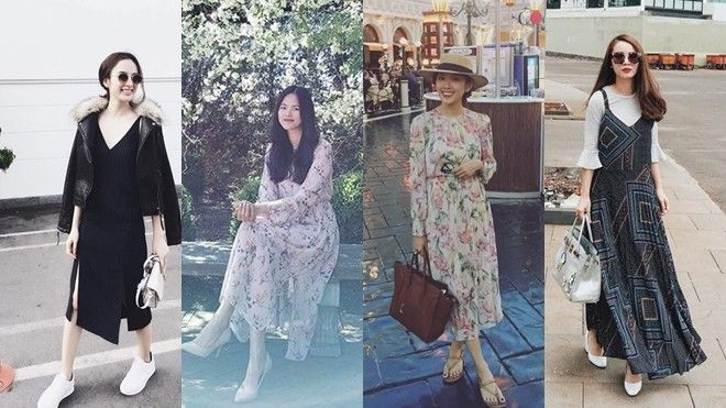 29/4: Tuyết Lan, Yumi Dương đồng loạt lăng xê đầm midi họa tiết floral cho mùa hè Ảnh 2