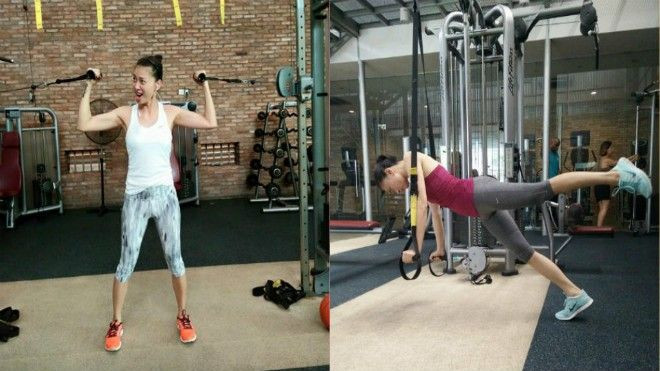 Học Ngô Thanh Vân 5 bài tập gym giúp trẻ hơn 10 tuổi Ảnh 2