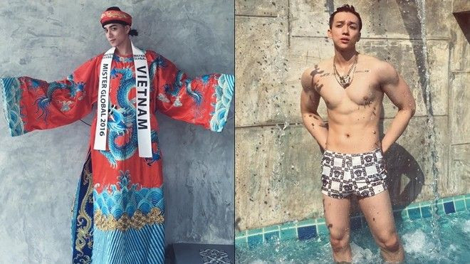 Bị chê mặc xấu, Phúc Cường vẫn tự tin với quốc phục tại Mister Global 2016 Ảnh 2