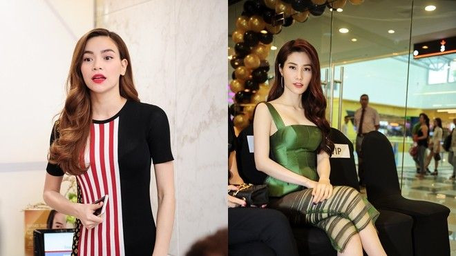 Diễm My xúng xính hàng hiệu đọ nhan sắc cùng đàn chị Hồ Ngọc Hà Ảnh 2