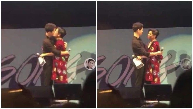 Fan truy tìm danh tính nữ MC 'dám hôn' Song Joong Ki tại fanmeeting Thái Lan Ảnh 2