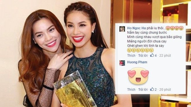 Sau clip hậu trường The Face quá dễ thương, Hồ Ngọc Hà 'làm thơ' tặng Phạm Hương đập tan tin đồn từ mặt Ảnh 2
