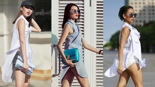 13/5: Áo sơ mi cụt tay - item thời trang khiến sao Việt mặc liên tục ngày hè Ảnh 2