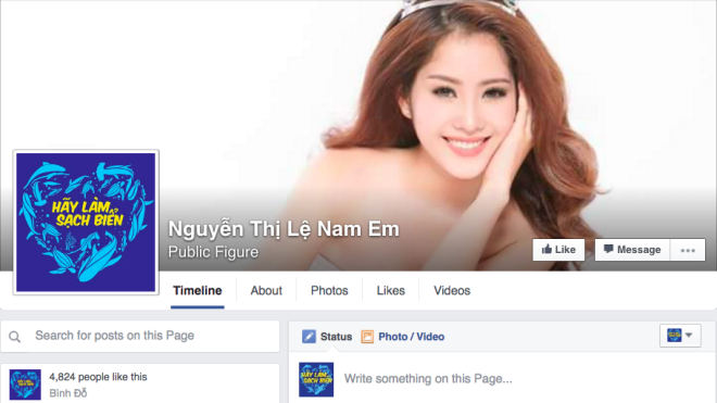 Sao Việt đồng loạt thay avatar Facebook trong tối vì ‘Hãy làm sạch biển’ Ảnh 2