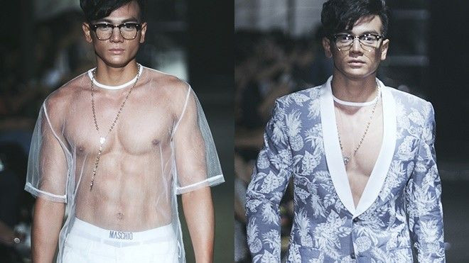 Lê Xuân Tiền khoe bụng múi, má tàn nhang 'đốt cháy' sàn diễn Ảnh 2