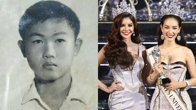 Giật mình vẻ ngoài thời là con trai của tân Hoa hậu chuyển giới Thái Lan Ảnh 2