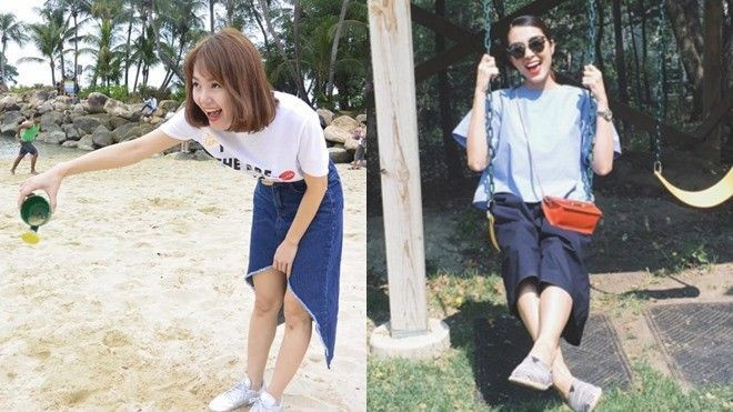 15/5: Năng động và tươi trẻ như Minh Hằng-Hà Tăng Ảnh 2