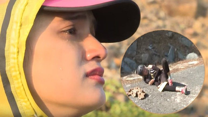 Hương Giang kiên cường phải rơi nước mắt - Pông Chuẩn ngã nhào từ xe đạp Ảnh 2