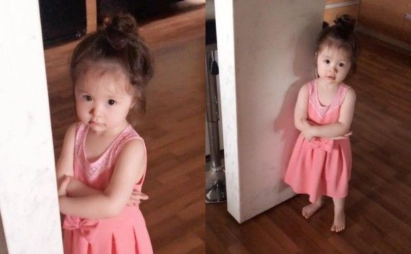 'Thiên thần' Cadie ngơ ngác đến tội nghiệp khi bị mẹ Elly Trần phạt Ảnh 2