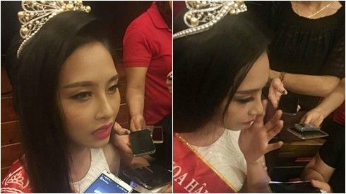 Tân Hoa hậu Biển 2016 bật khóc vì bị tố mua giải Ảnh 2