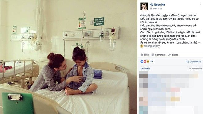 Không ngại bị chê giả tạo, Hồ Ngọc Hà vẫn vui vẻ giúp đỡ mảnh đời bất hạnh Ảnh 2