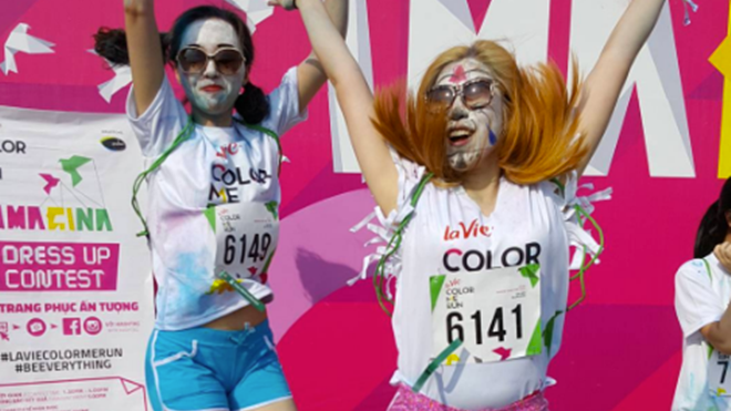 Giới trẻ Hà Thành quậy tưng bừng tại lễ hội Color Me Run Ảnh 2